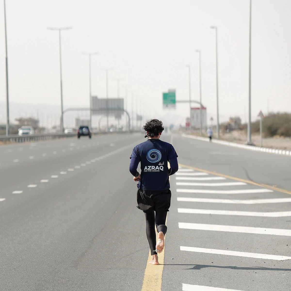 Aakash Nambiar running. Photo: Supplied