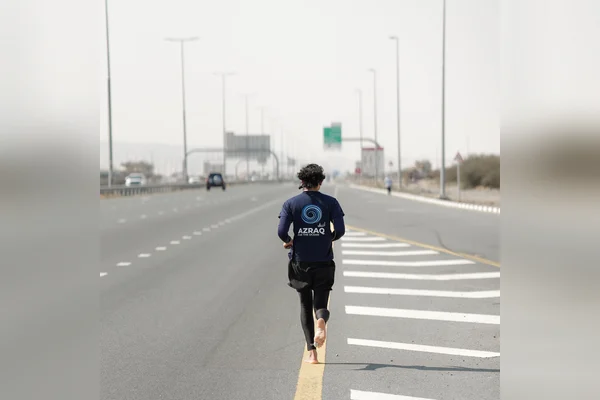 Aakash Nambiar running. Photo: Supplied