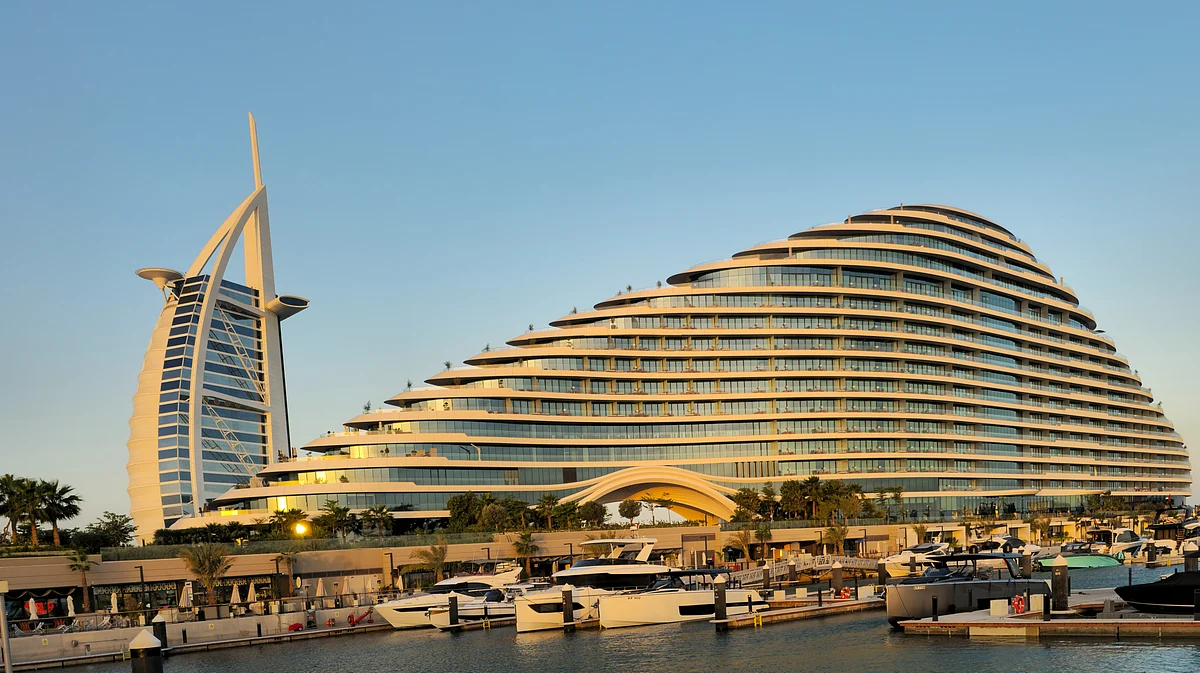 NA250325-SK-MARSAALARAB
First look: Inside Jumeirah Marsa Al Arab, Dubai’s latest ultra-luxurious resort. With 386 rooms and suites, 82 serviced residences, and an 82-berth superyacht marina, the brand new hotel, that opened its doors to public on March 14, will complete the Jumeirah group’s nautical trilogy, along with the wave-shaped Jumeirah Beach Hotel and the iconic sail-shaped Jumeirah Burj Al Arab. 25 March, 2025. Photo by Shihab