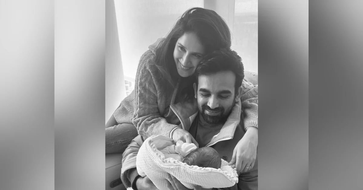 Look: Sagarika, Zaheer Khan share first photo of baby boy