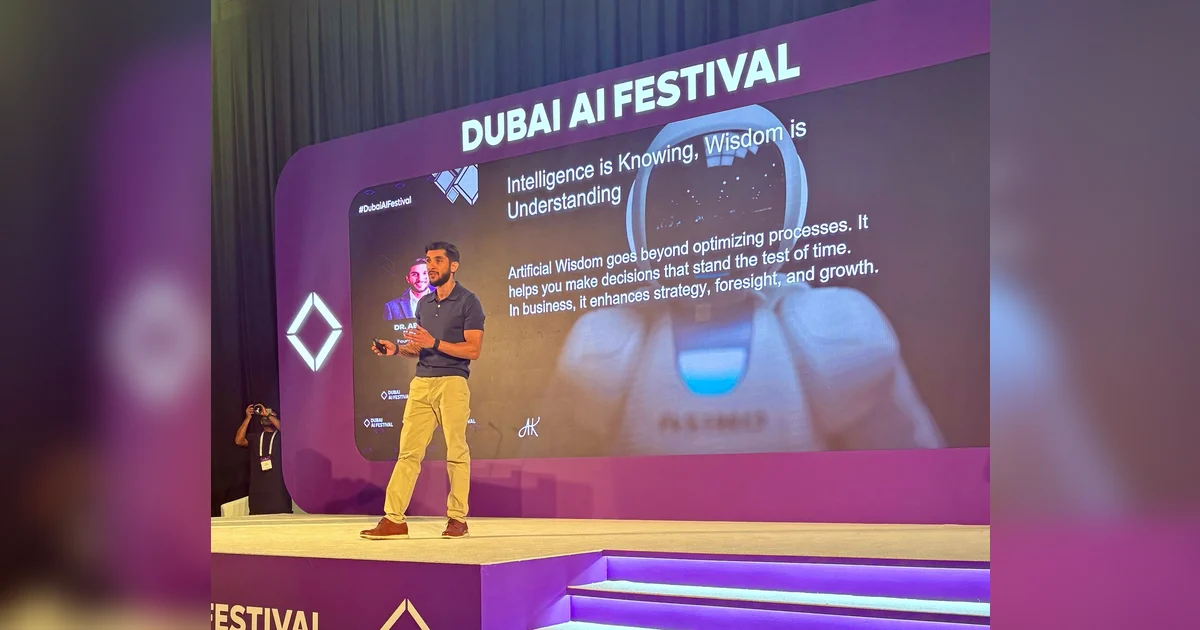 Dr. Abdalla Kablan at Dubai AI Festival 2025