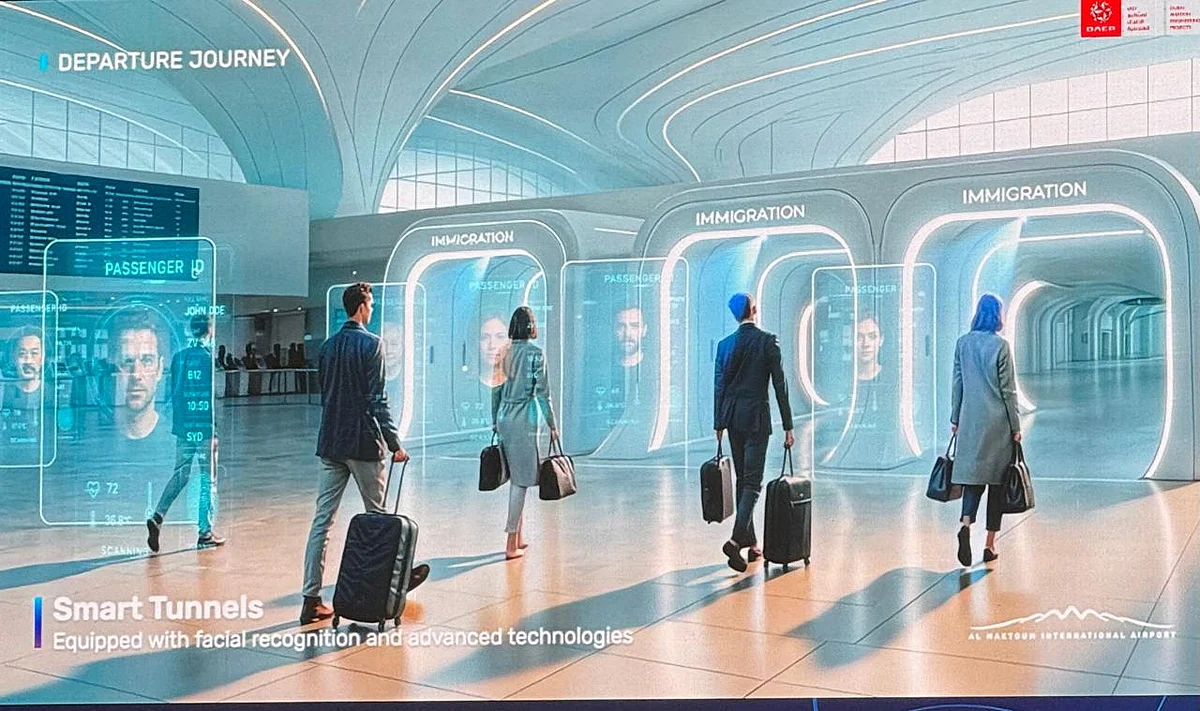 Immigration in seconds at Dubai's Al Maktoum Airport; robots, smart tunnels to ease travel
