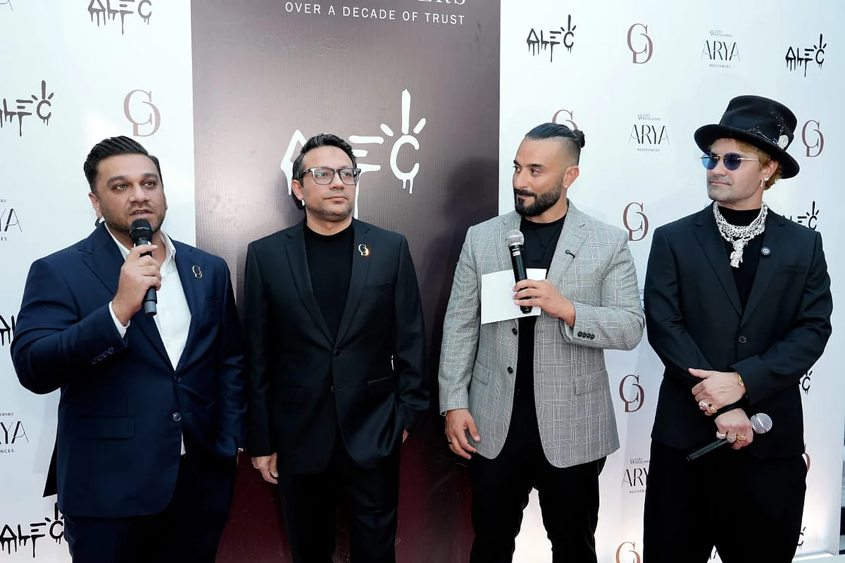 Chris Fade, Alec Monopoli, Zorair Malik and City Developers CCO at the launch event.