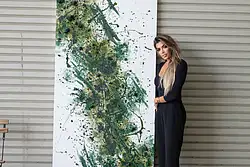 What feelings look like on canvas, with lots of colour