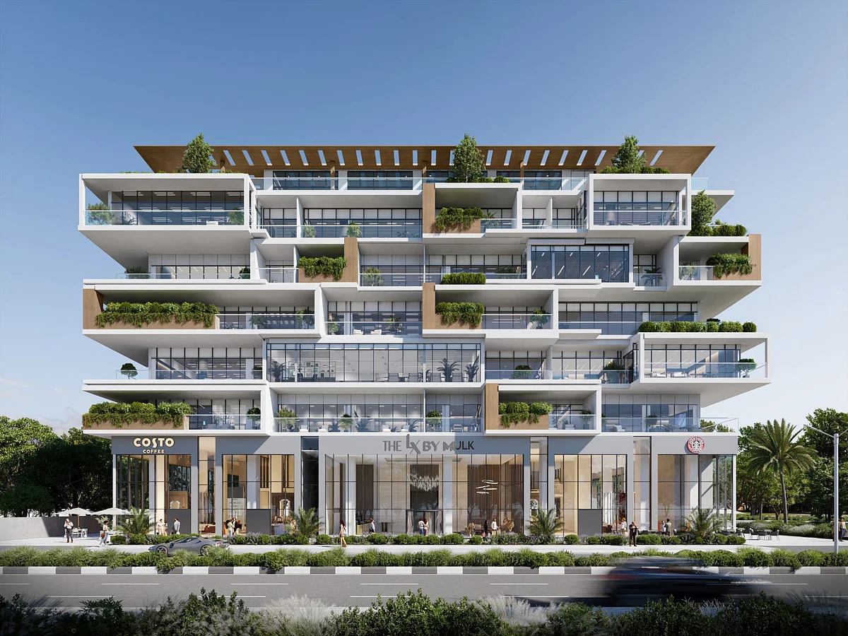 A scale image of&nbsp;The LX, valued at Dh350 million, located in the heart of Arjan