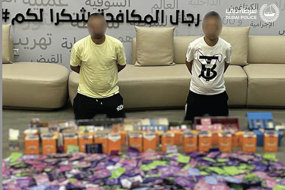 15 arrested in Dubai for trafficking 50kg of drugs hidden in sweets