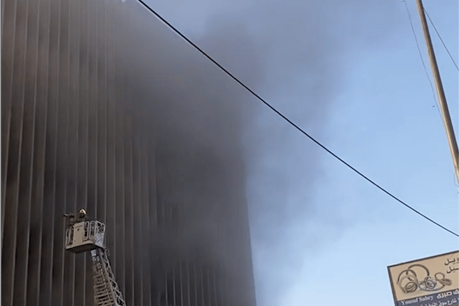 Watch: Fire breaks out at telecoms building in Cairo; millions affected by internet disruptions