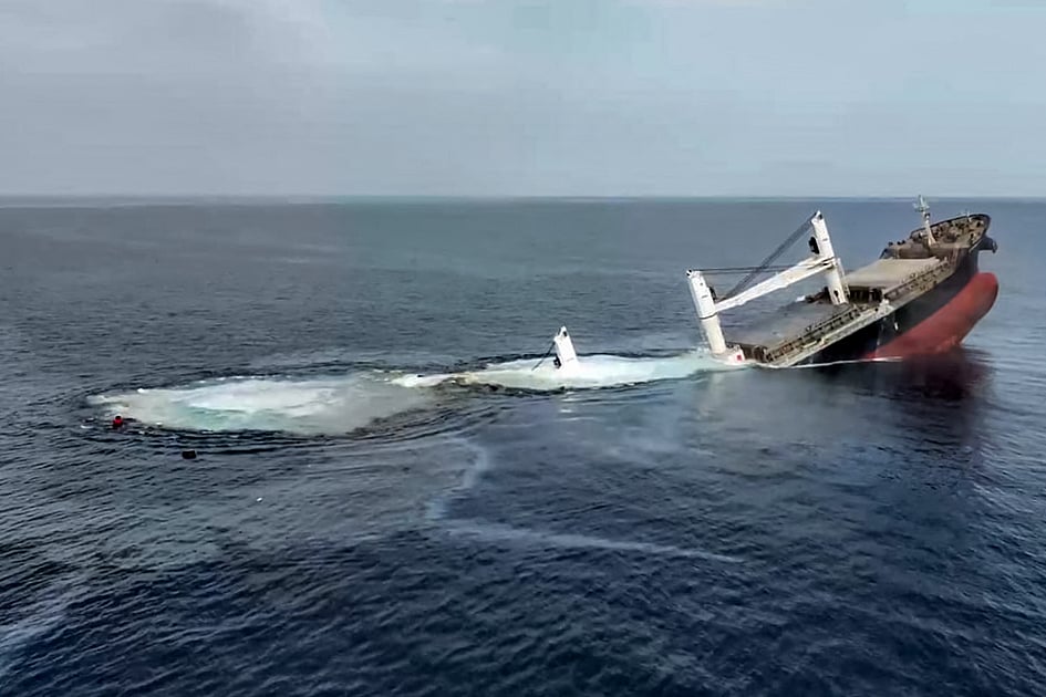 Rescuers save four more survivors from Houthi-struck ship in Red Sea ...