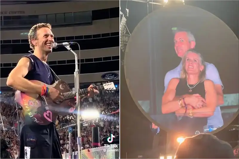 Codplay Camera 'We're gonna use cameras': Coldplay warns concertgoers after viral ...