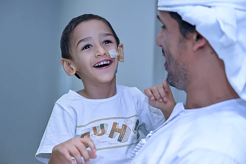UAE: Boy who couldn't talk, sit up from birth due to brain disorder gets ...