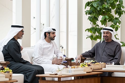 UAE President meets Sheikh Hamdan after appointment as Armed Forces General