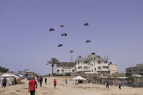 UAE, Jordan lead Gaza aid airdrop operation with 4 other countries