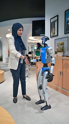 Video: Meet viral robot that greeted Dubai Ruler, crossed road; cost, features revealed