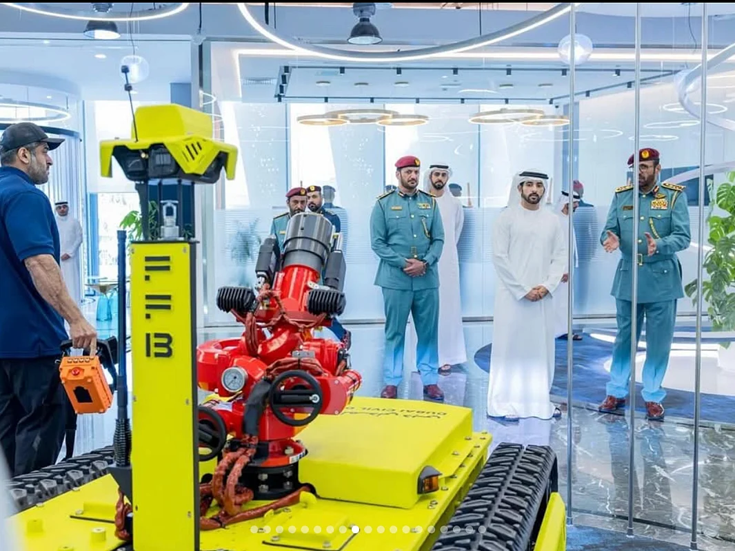 Sheikh Hamdan pushes to fast-track AI, robotics to protect lives, property
