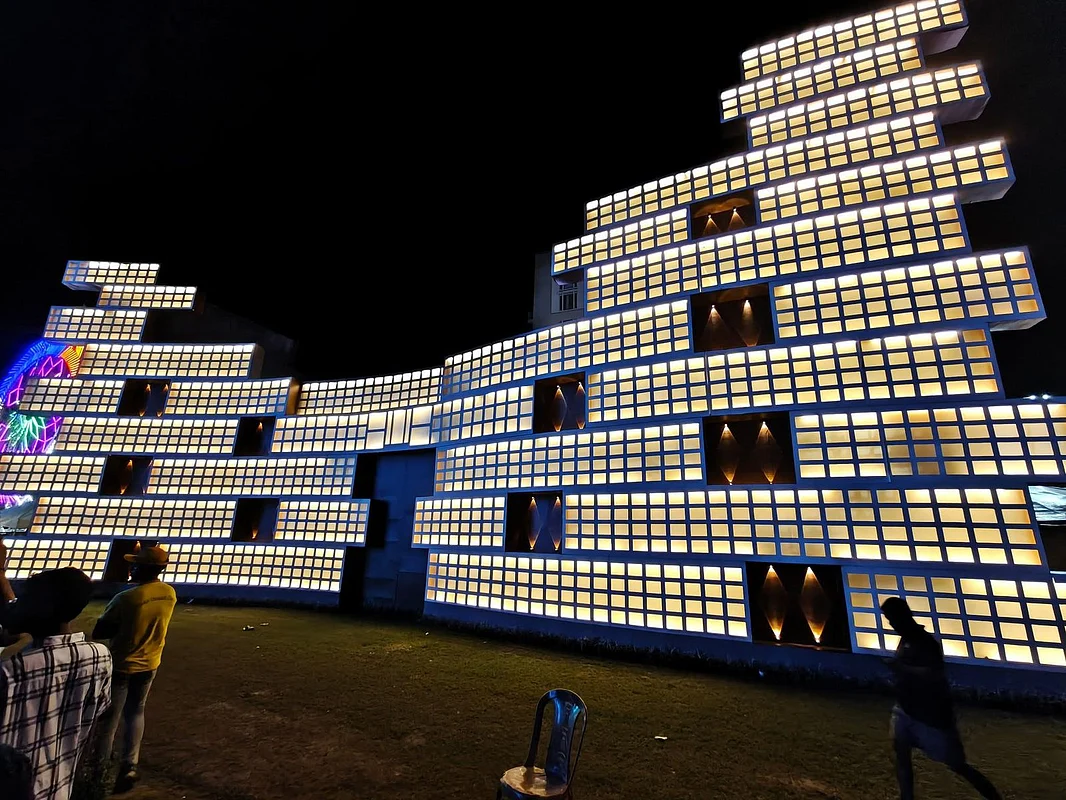 Photo:&nbsp;IB Block Durga Puja