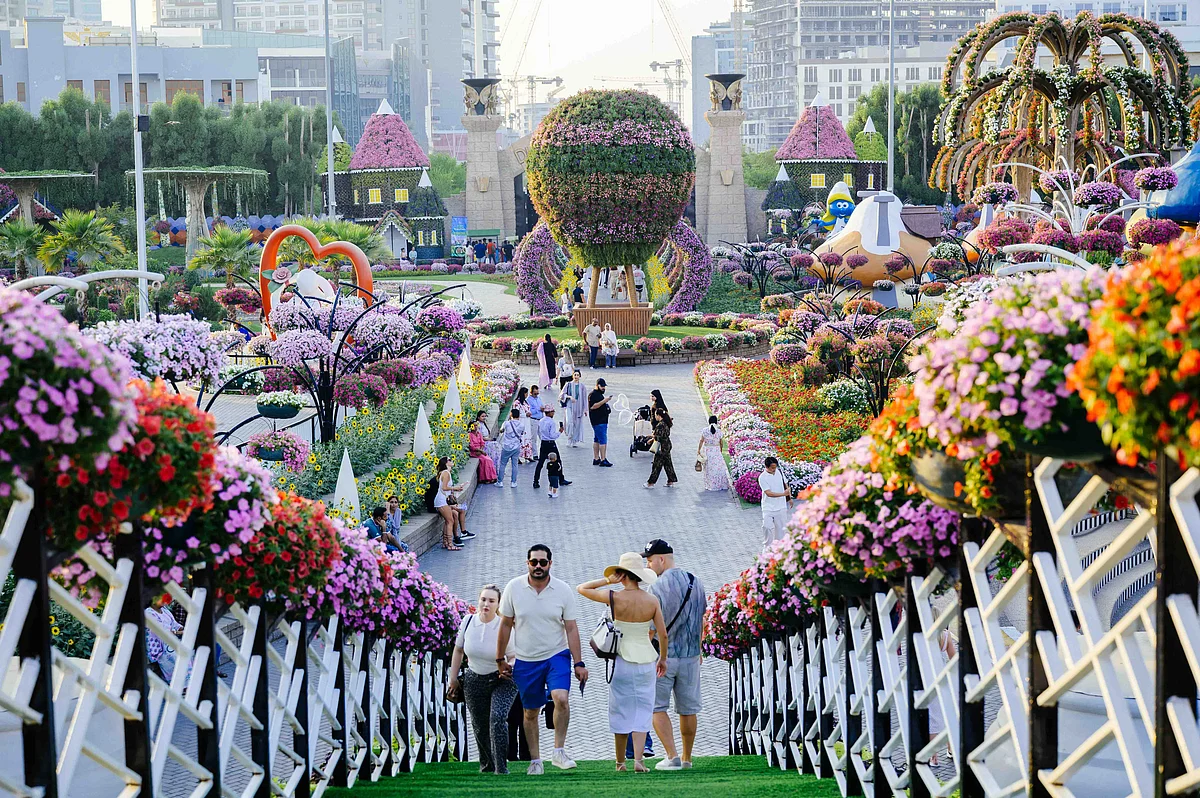 First look at Dubai Miracle Garden 2025: 150 million flowers bloom as tunes ring out