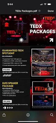 TEDx scam in Dubai targets speakers with $25,000 packages 