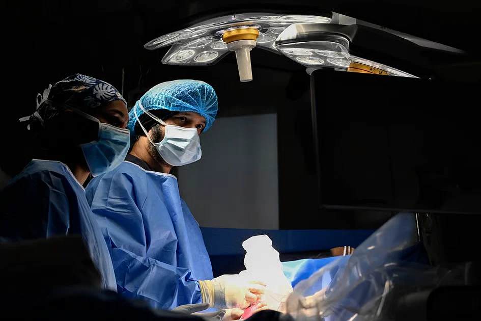 Dubai patient regains ability to smile with jaw implant after battle with ...