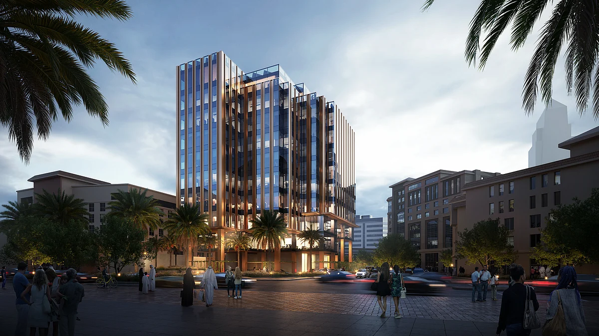 LEED platinum-certified office building