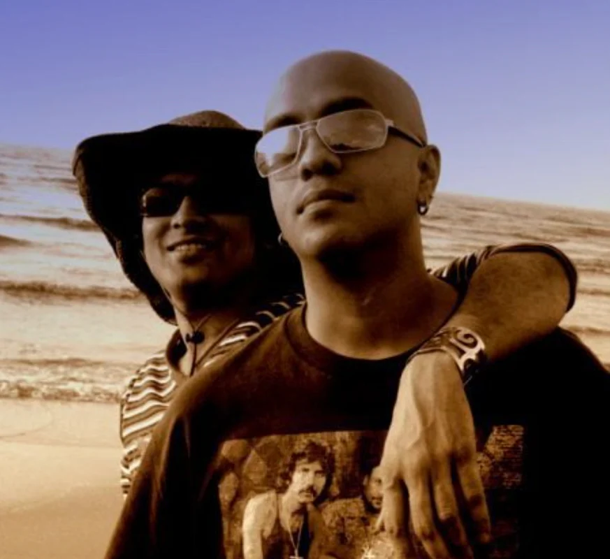 Joi Barua with Zubeen