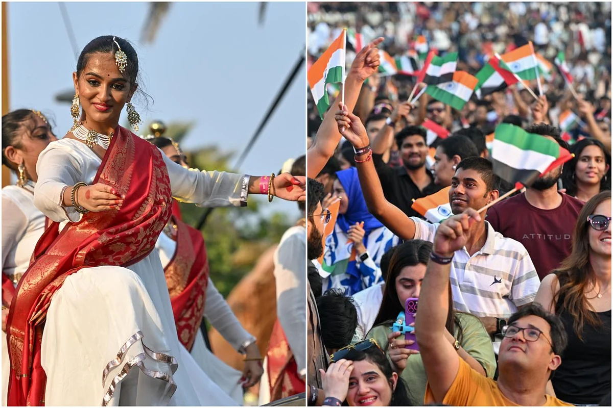 [Khaleej Times]Look: Cultural parade, live music mark Dubai’s grand celebration of UAE-India bond