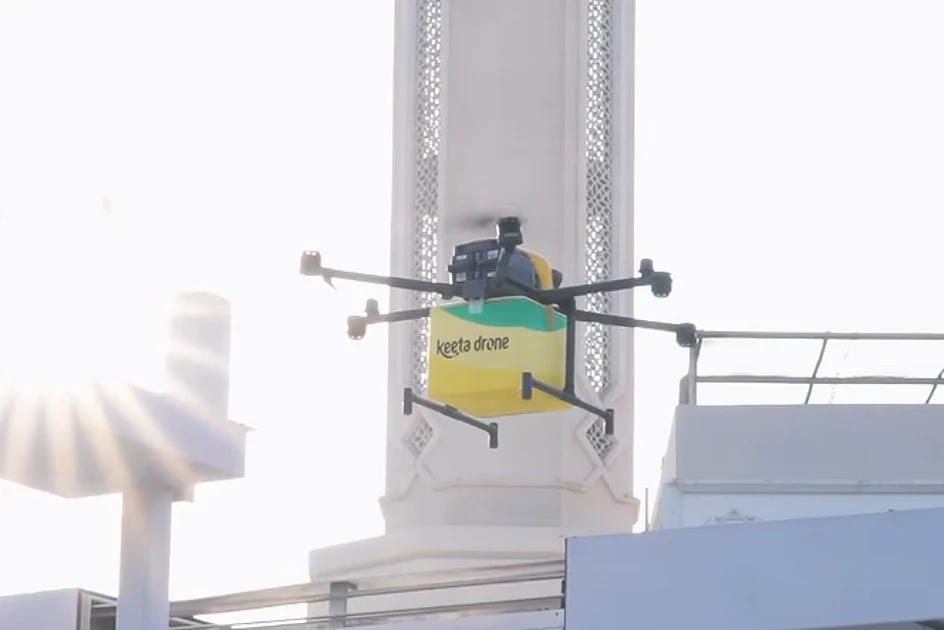 Watch: Dubai launches drone delivery route through Nad Al Sheba Grand Mosque Watch: Dubai launches drone delivery route through Nad Al Sheba Grand Mosque