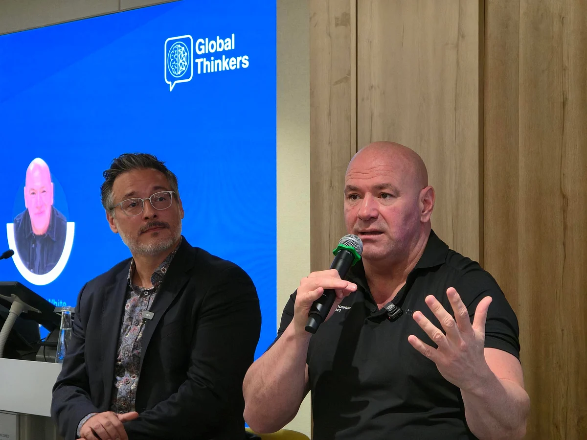 ‘Abu Dhabi is always first’: UFC's Dana White meets UAE students, talks about AI in sports