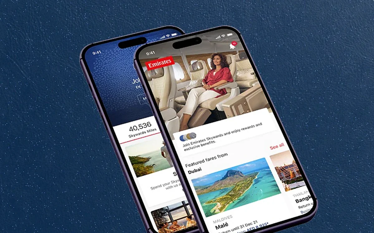 Emirates airline mobile app