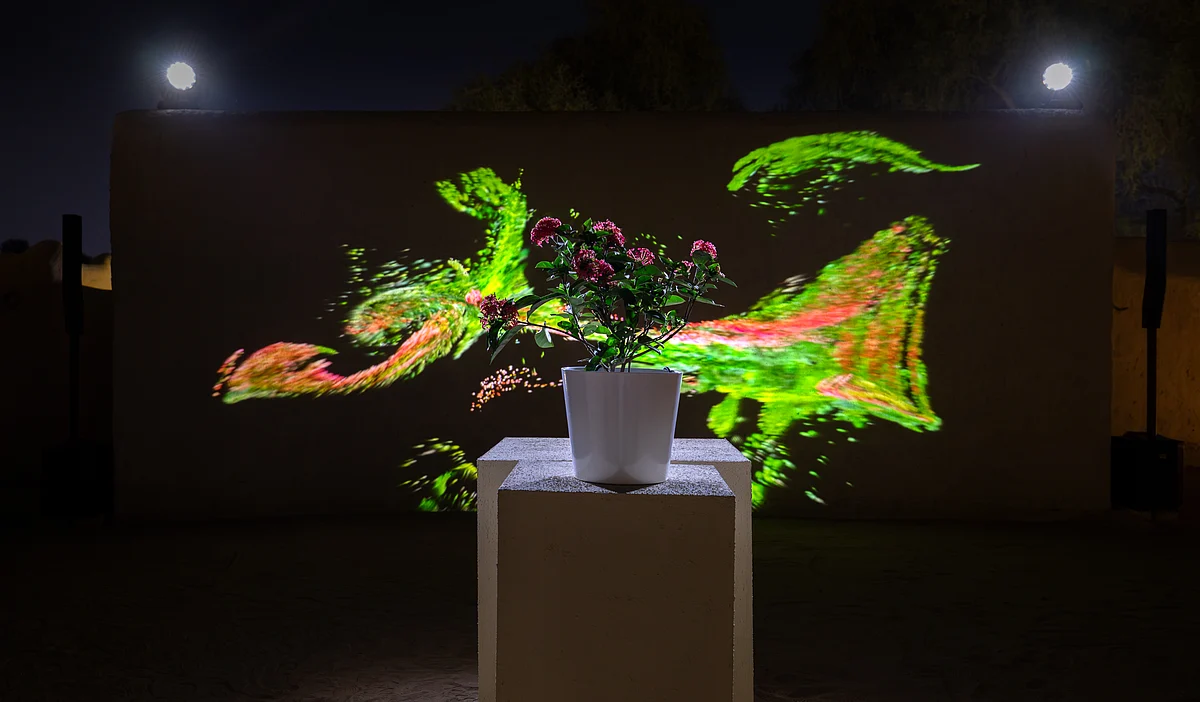 Christian Brinkmann Floral Resonance. Photo: DCT Abu Dhabi