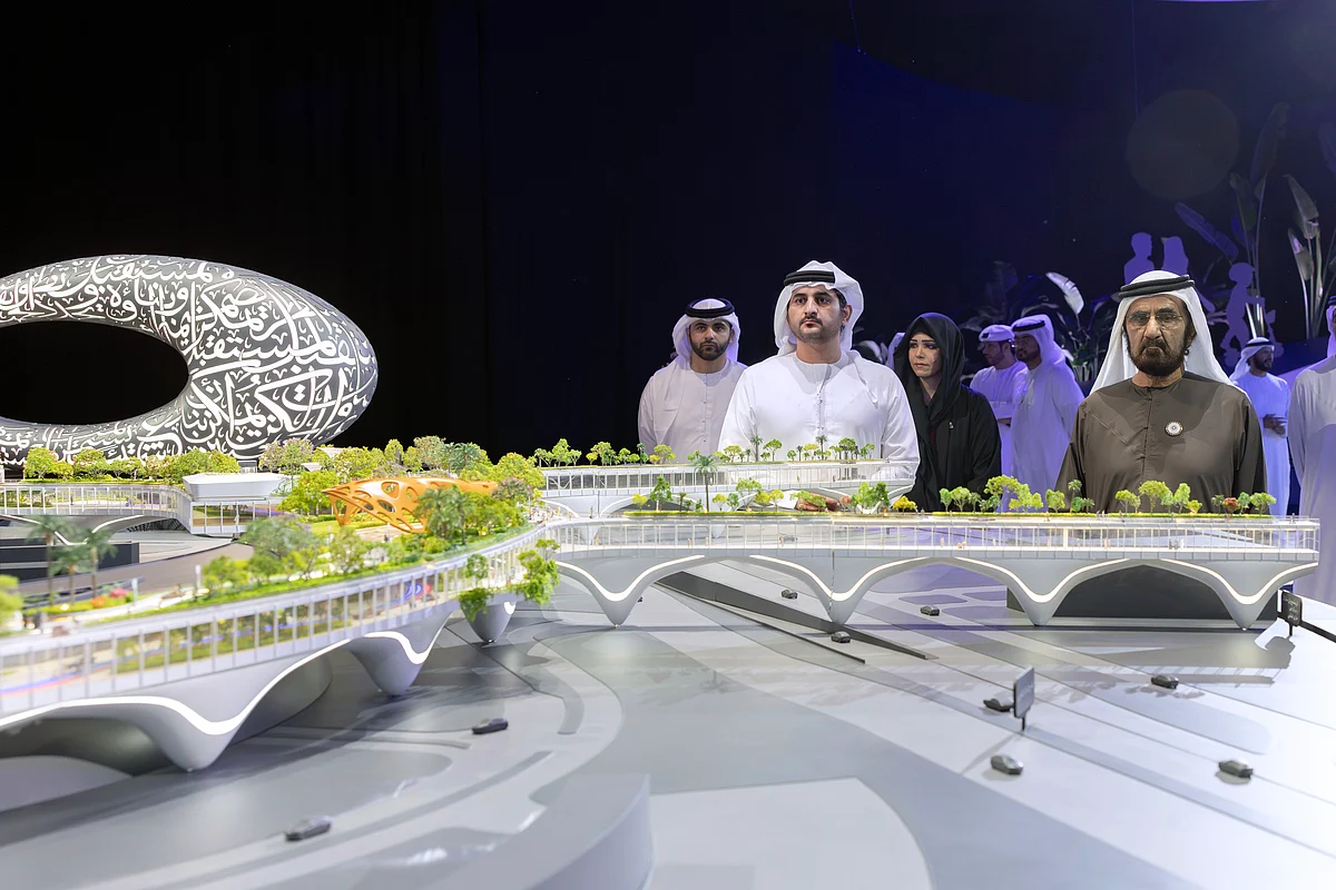 A model of The Future Loop reviewed by Dubai Ruler. Photo: DMO