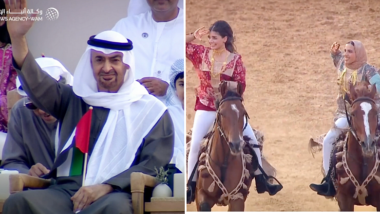Watch: UAE President responds to women riders' salute at Union March; video goes viral