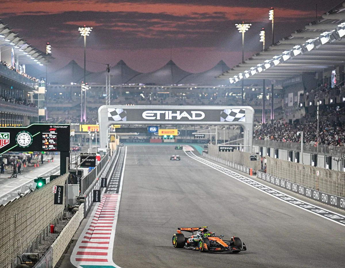 Abu Dhabi GP: Norris sets the pace, but Verstappen remains solid