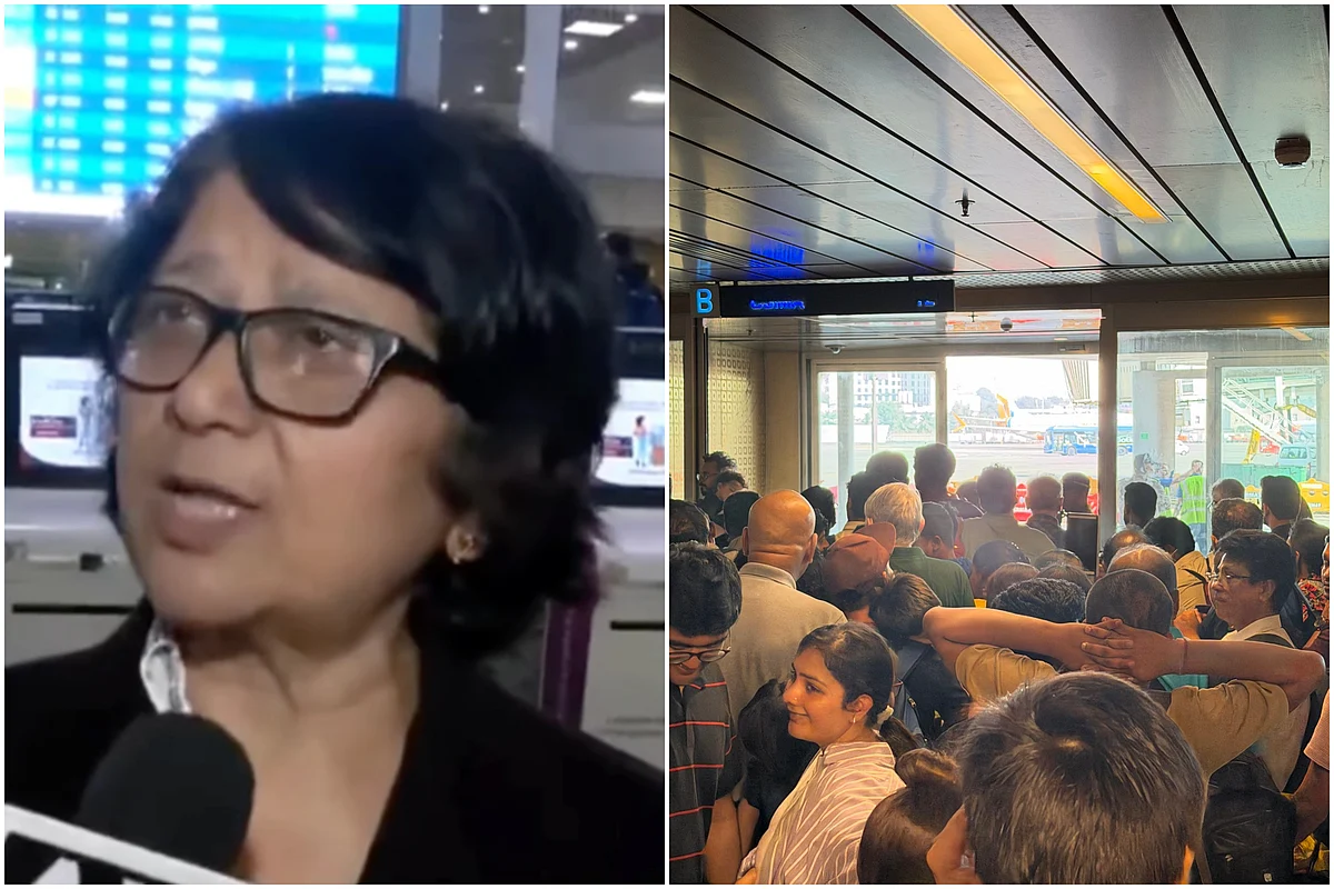 Watch: Widow with husband's casket among passengers stranded amid IndiGo cancellations