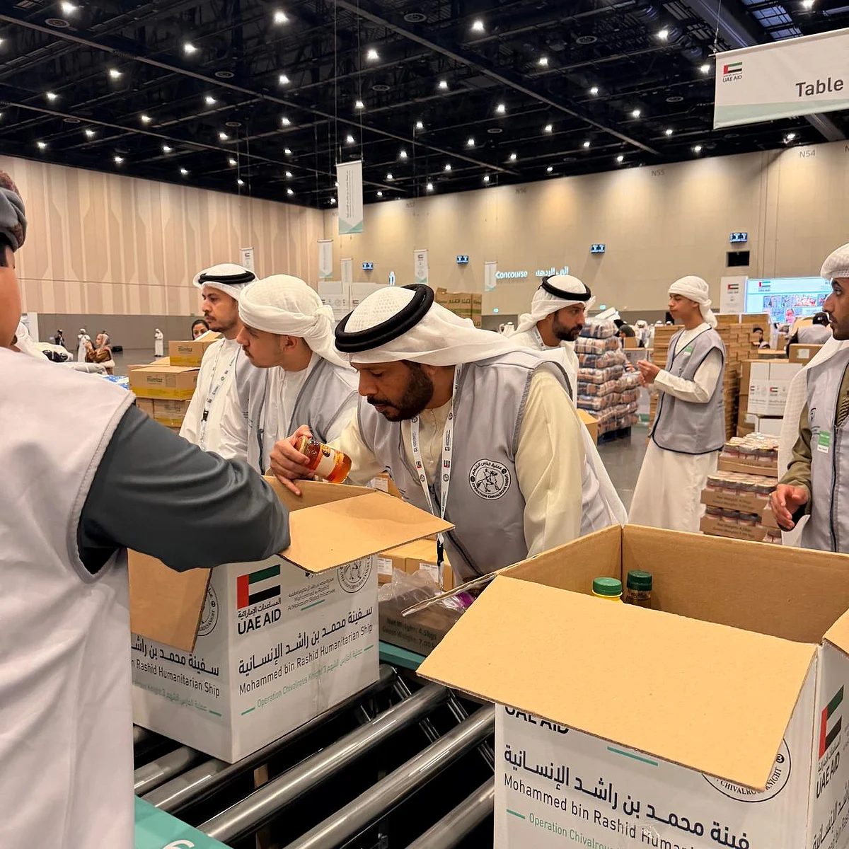 Dubai volunteers unite to pack 100 million meals for Gaza