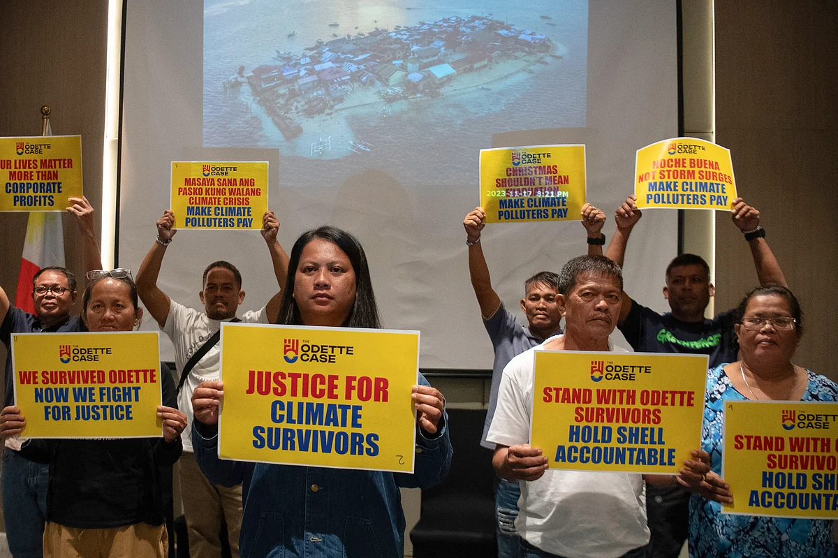 Filipino typhoon survivors sue Shell over climate change