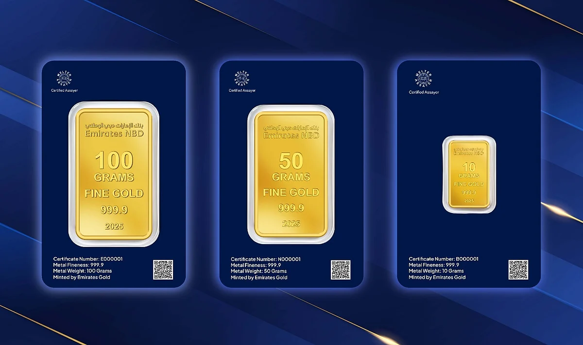 UAE: Emirates NBD unveils country's first bank-branded gold bar