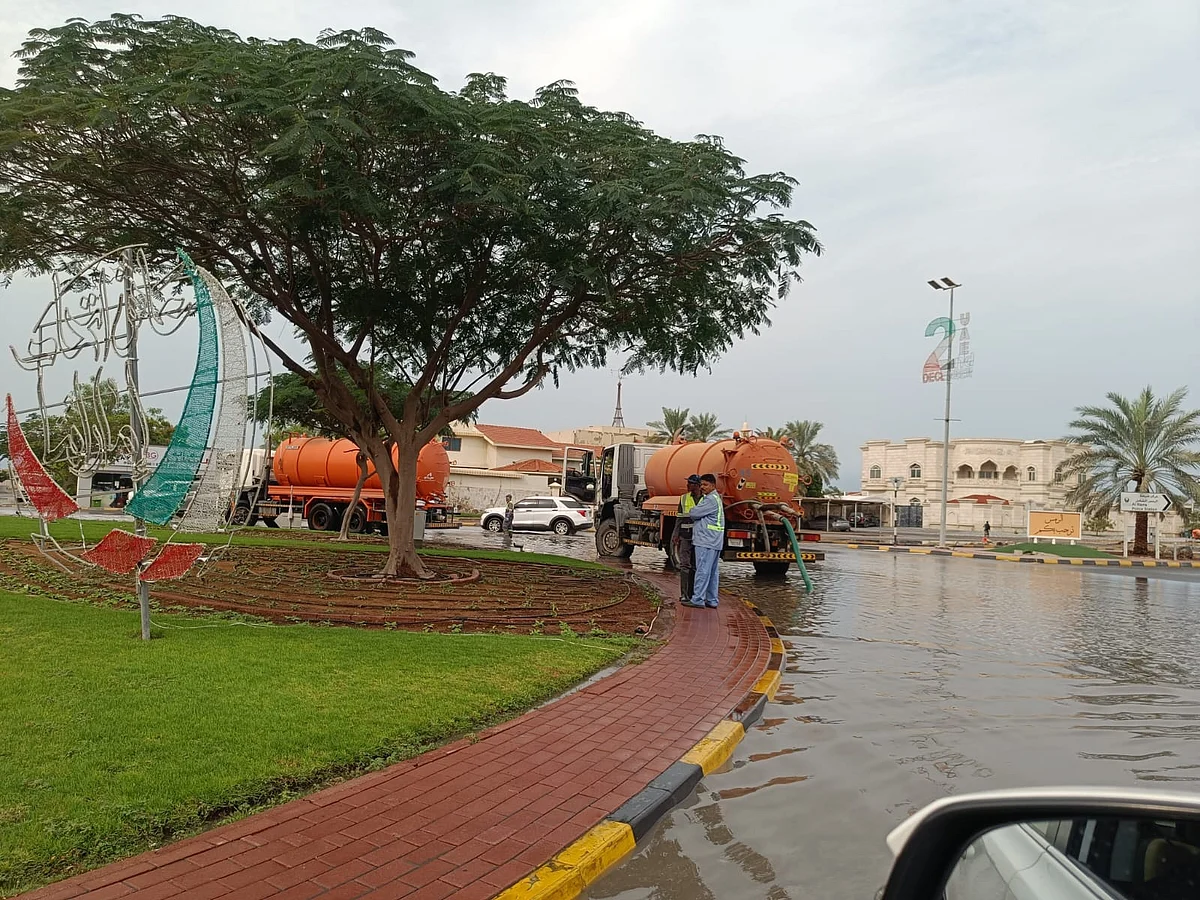 RAK govt responds to over 200 calls as residents deal with effects of torrential rains