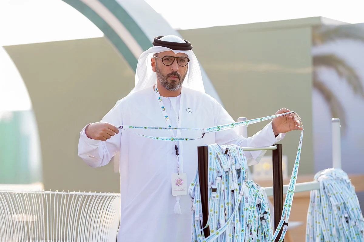 UAE’s People of Determination craft 13,000-lanyard chain, breaking Guinness Record