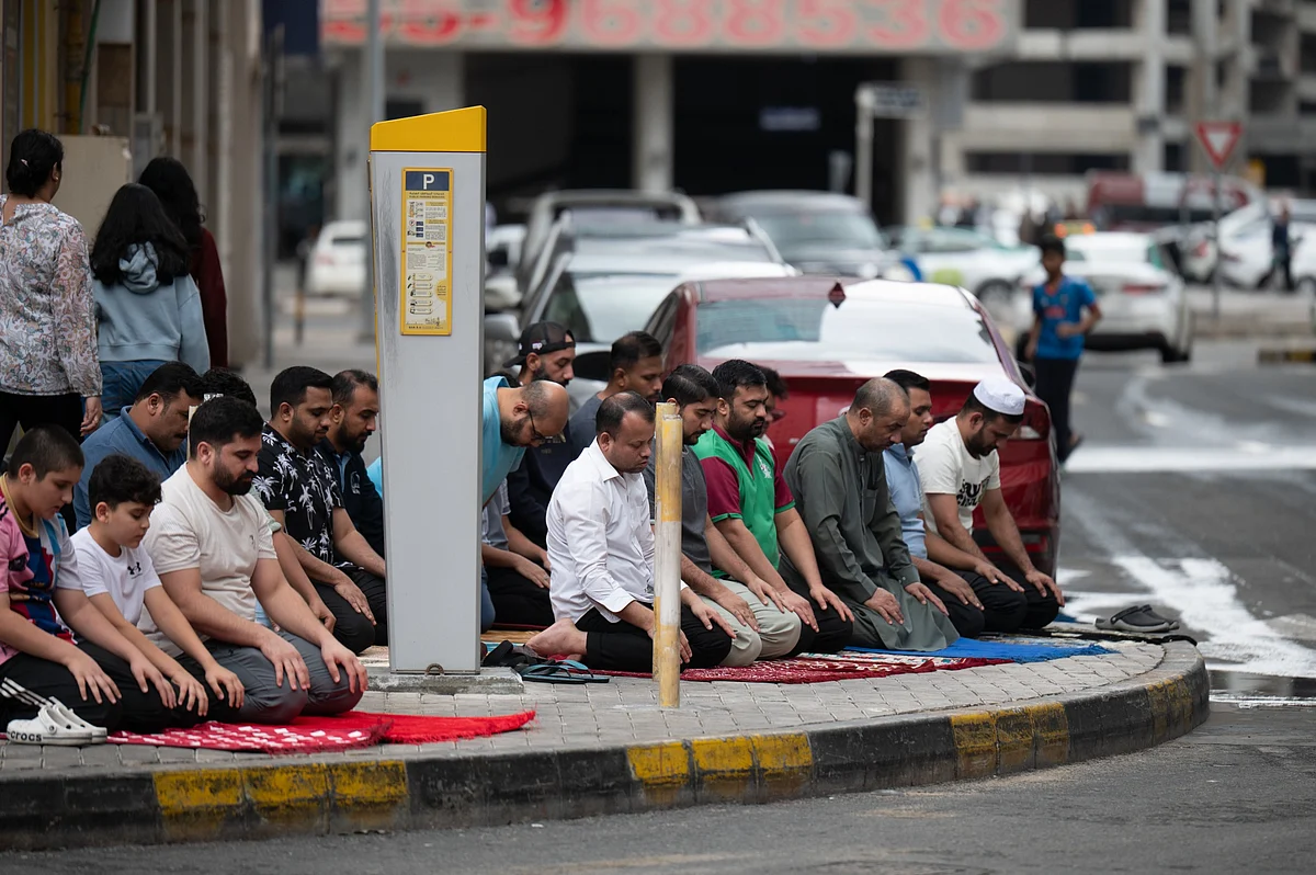 ‘Time to slow down’: Why some faithful in UAE prayed outside mosques this Friday
