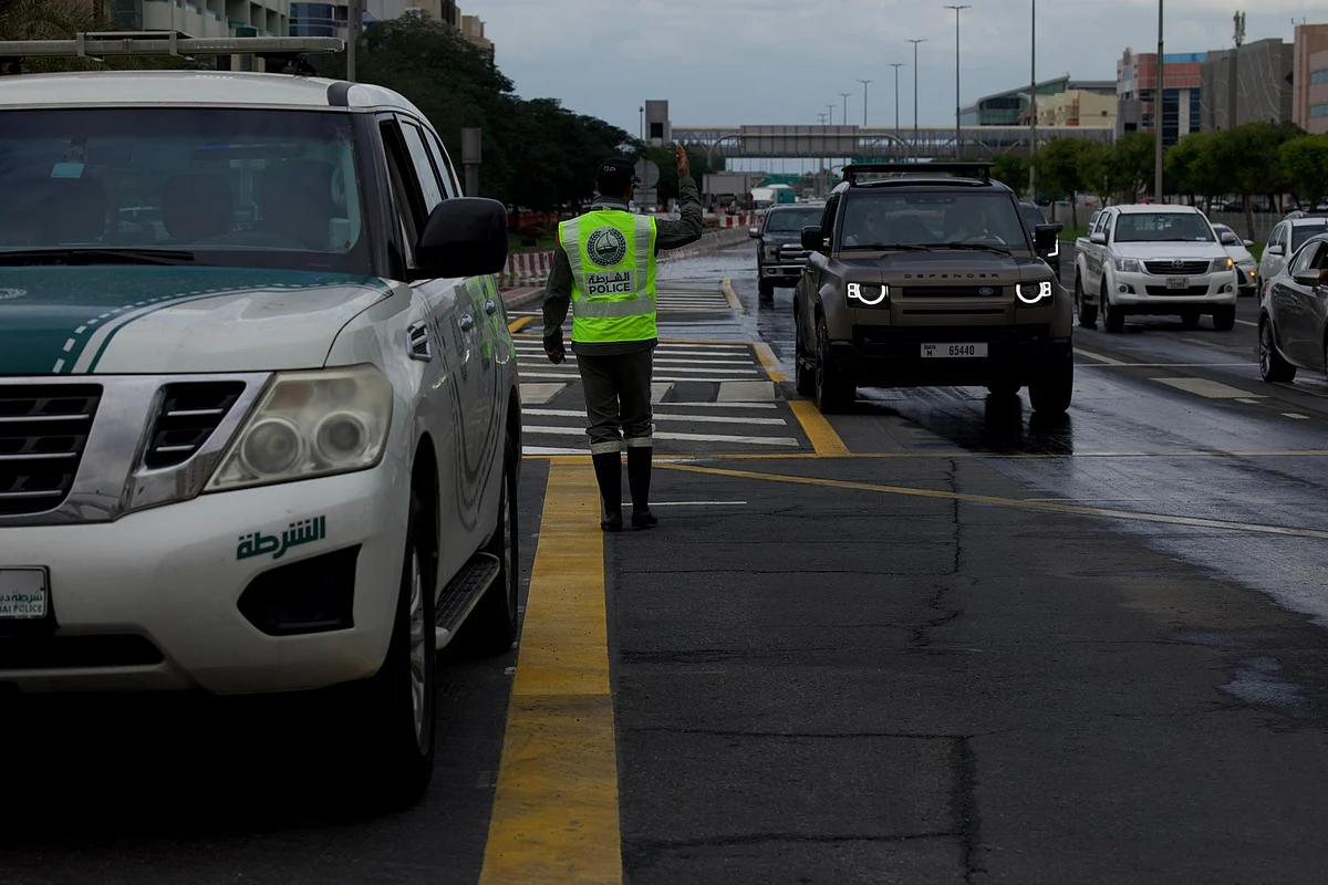 Dubai rains: Police, emergency teams work overnight to clear flooded roads, manage traffic