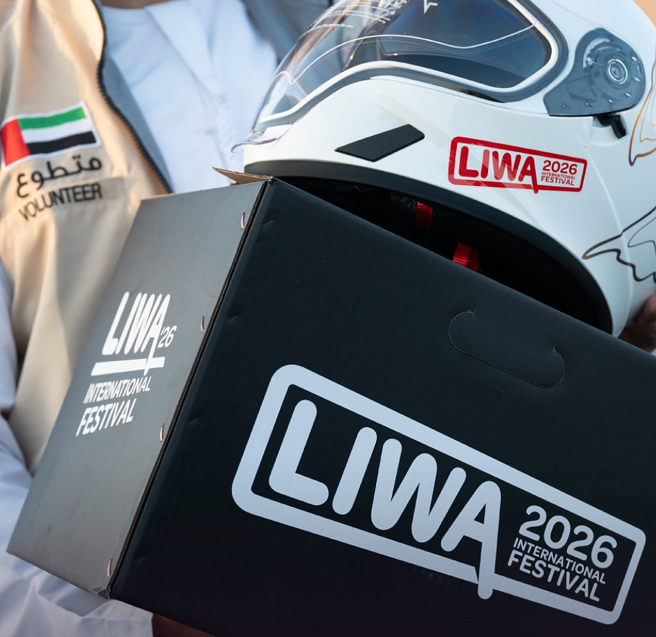 Abu Dhabi Police call on motorists to wear helmets at Liwa Festival