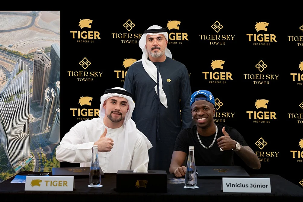 Brazilian football star Vinícius Júnior acquires signature penthouse at Tiger Sky Tower