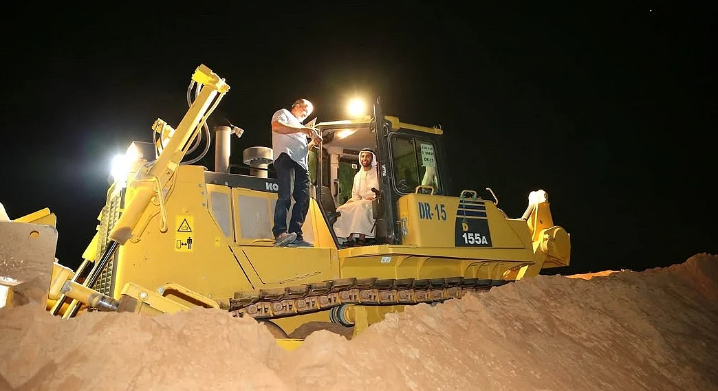 Watch: Viral video of RAK Crown Prince driving bulldozer to help residents draws praise