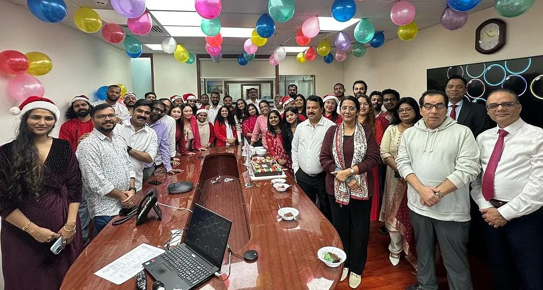 Fathima Healthcare Group celebrates Christmas with employees at FMC Network corporate office