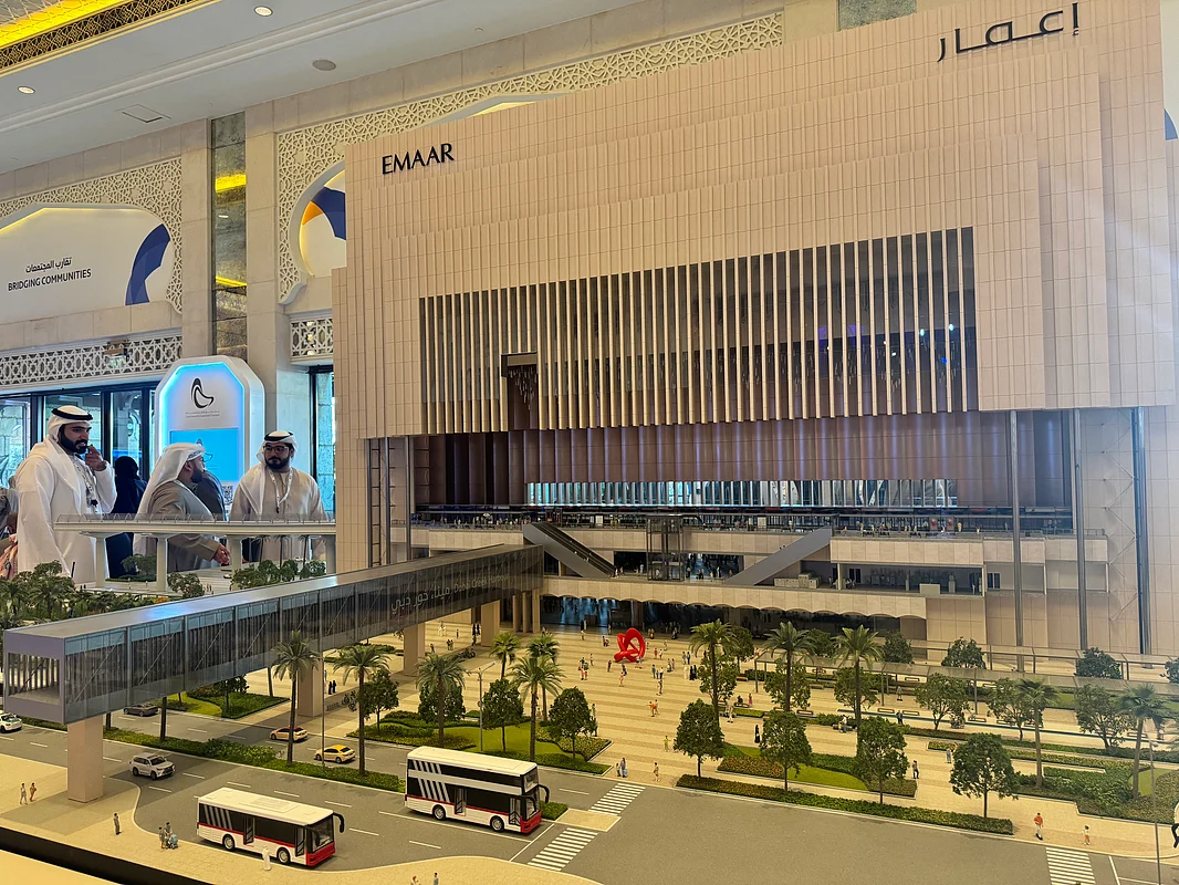 Glass walkways, chandeliers: A look inside world's highest metro station in Dubai