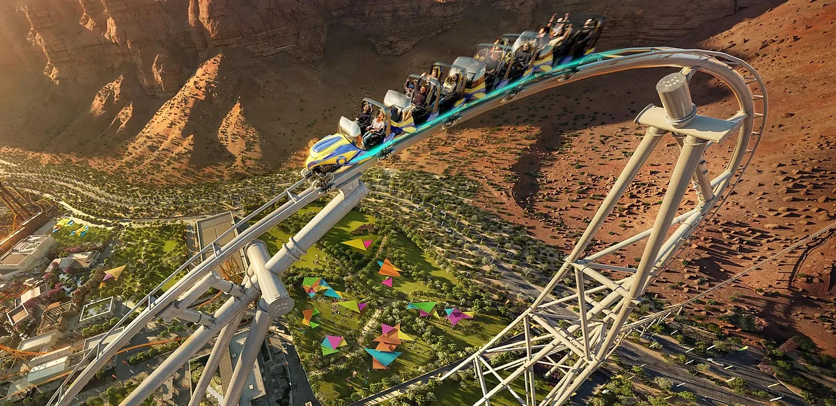 At Saudi's Six Flags, world's tallest roller coaster travels length of 5 Burj Khalifas