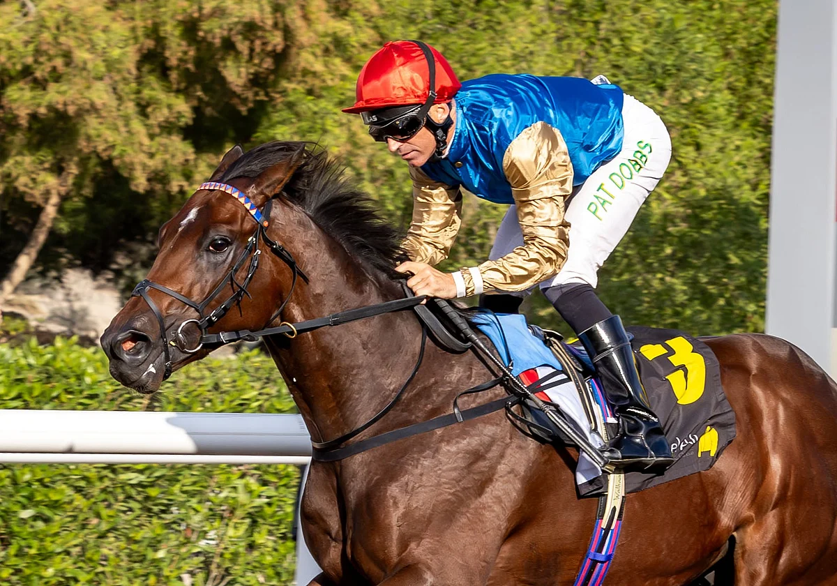 Pat Dobbs dominates Jebel Ali Preps with back-to-back wins at ‘yellow’ racecourse