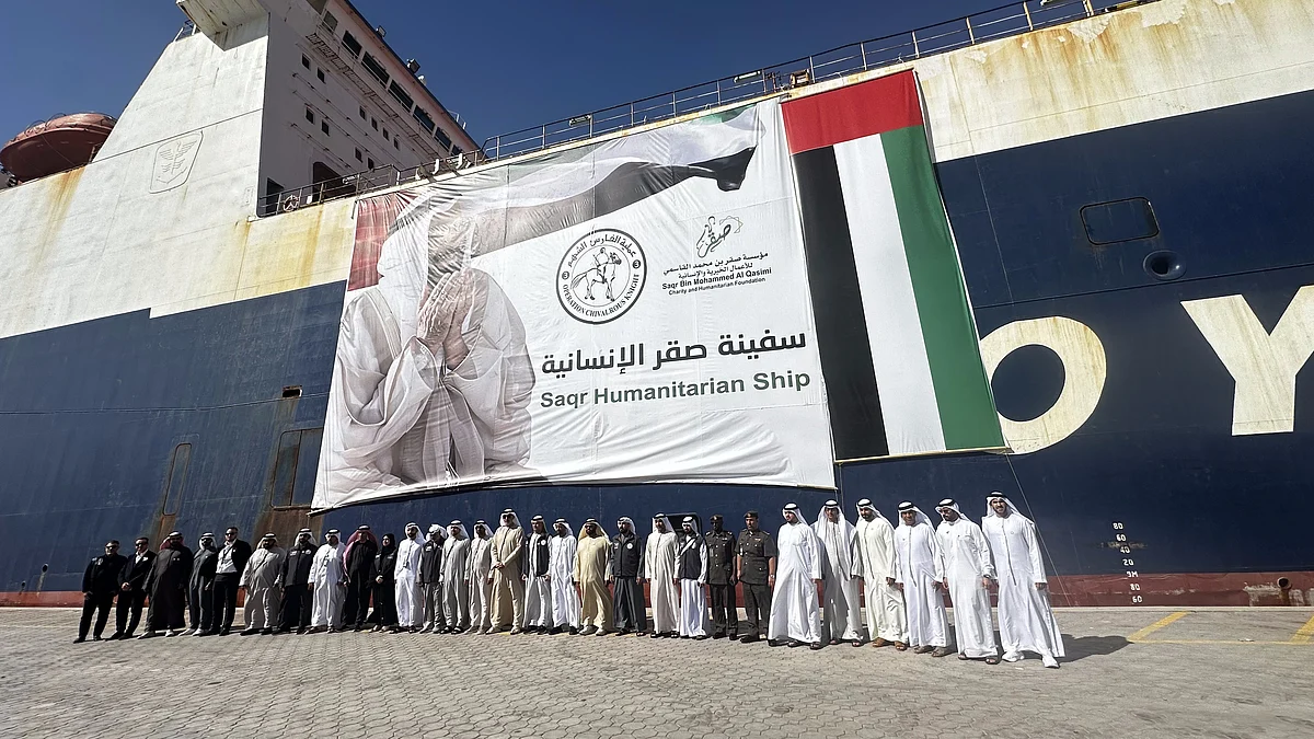 Inside RAK’s first aid ship to Gaza to send 4,000 tonnes of supplies before Ramadan