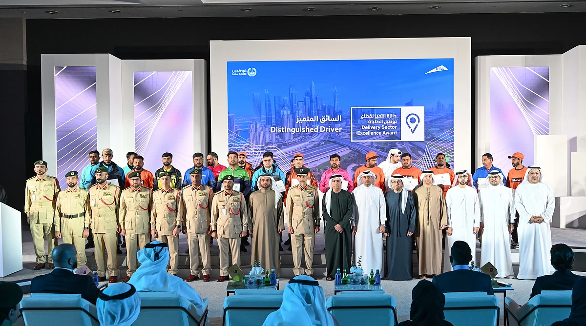 Watch: RTA honours Dubai's best 200 delivery riders with excellence award