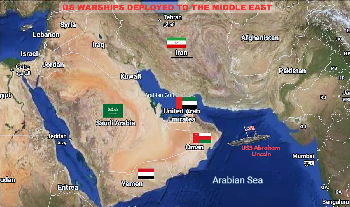 USS Abraham Lincoln in Arabian Sea: What fighter jets, destroyers are on board?
